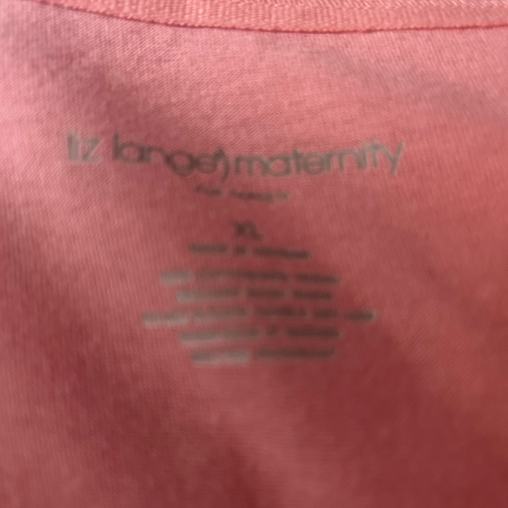 Liz Lange maternity Light Pink Blouse xl - Picture 2 of 2